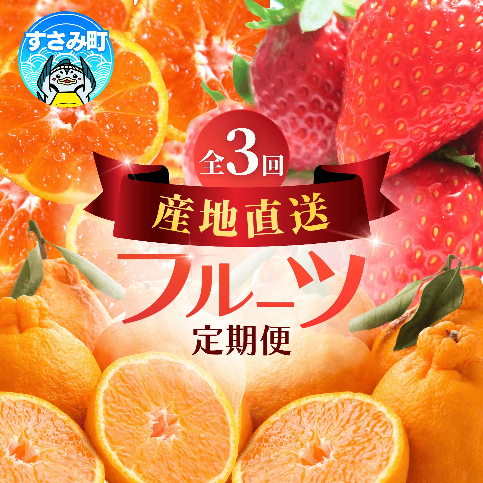 【定期便】 ● 全3回 ● 産地直送 定期便【 温州みかん ・ まりひめ ・ 紀州デコ 】 / フルーツ 果物 みかん いちご 旬 定期便