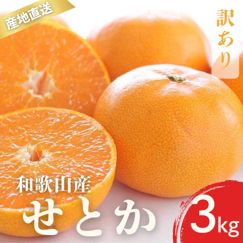 【先行予約】 訳あり せとか 和歌山 有田 2S〜3Lサイズ混合 3kg 【2月中旬〜3月下旬頃に順次発送】/ みかん フルーツ 果物 くだもの 蜜柑 柑橘
