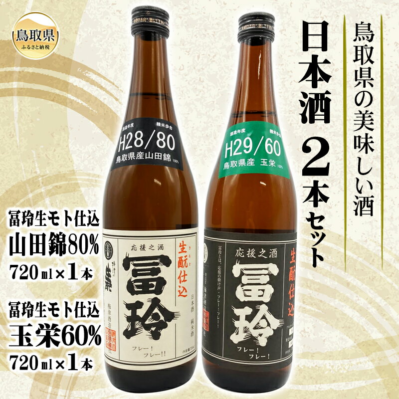 A24-048 鳥取県の美味しい酒　日本酒　2本セット