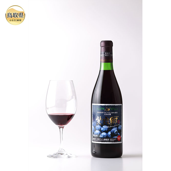 【ふるさと納税】C24-164 ブルーベリーワイン紫泉郷720ml 2本セット【数量限定】 サムネイル2