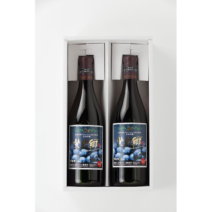【ふるさと納税】C24-164 ブルーベリーワイン紫泉郷720ml 2本セット【数量限定】 サムネイル3
