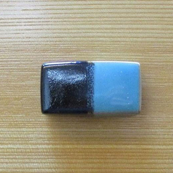 【ふるさと納税】F24-109 因州・中井窯×尾崎呉服店コラボ帯留　長方形【数量限定】 サムネイル2