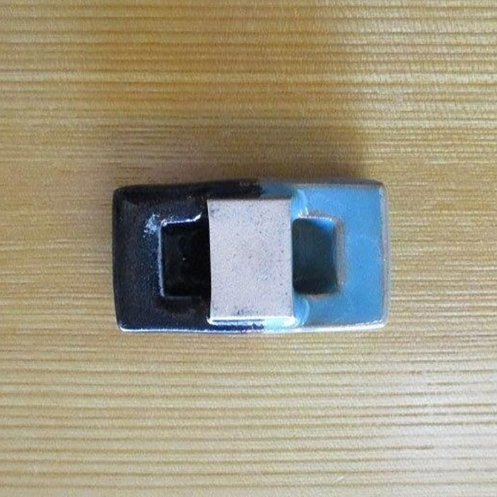 【ふるさと納税】F24-109 因州・中井窯×尾崎呉服店コラボ帯留　長方形【数量限定】 サムネイル3