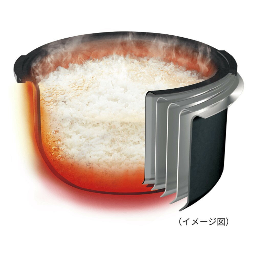 【ふるさと納税】【2025年新製品】タイガー魔法瓶 圧力IH炊飯器 JRI-H100 5.5合炊き ブラック ディープブラウン サムネイル3