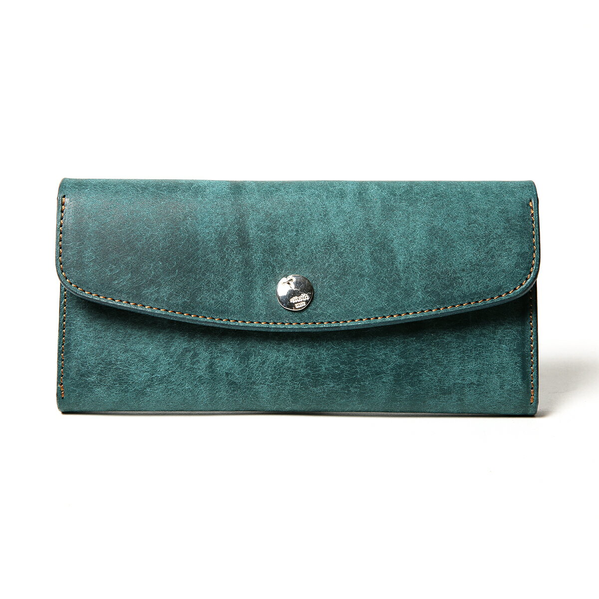 MOTO 長財布 マットバケッタ ロングウォレット BLUE ブルー LEATHER ARTS & CRAFTS MOTO MOTOSTYLE-STORE YONAGO【24-150-004】本池秀夫監修