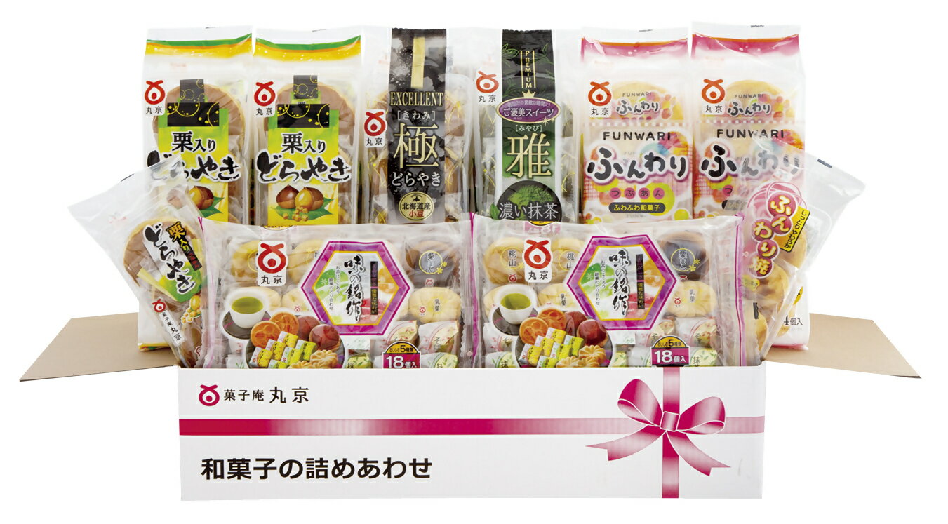 【ふるさと納税】 福袋 和菓子 詰め合わせ 福箱セット10袋入り ギフト あんこ どらやき お菓子 丸京製菓 送料無料 鳥取県 米子市【26-010-003】 - 画像2
