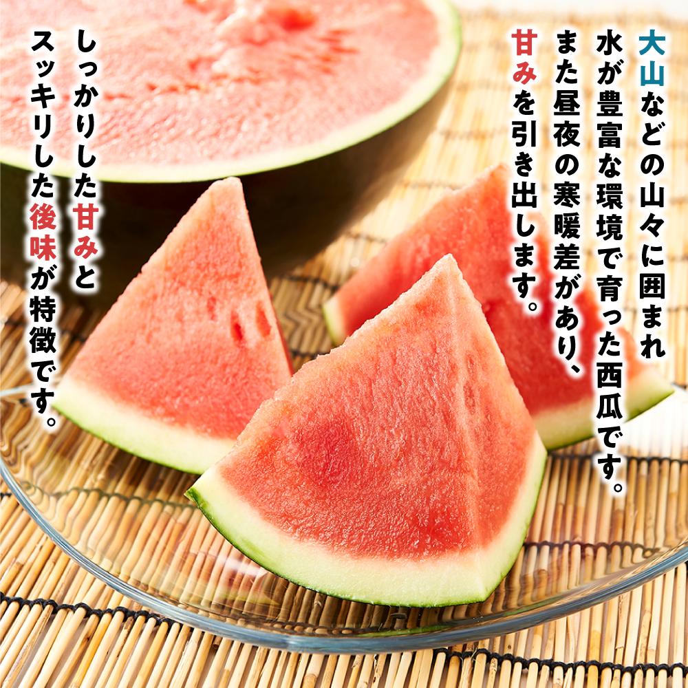 【ふるさと納税】【先行予約 2026年6月下旬以降発送】 大玉 スイカ げん喜玉 西瓜 3L（1玉） | フルーツ 果物 食品 人気 おすすめ 送料無料 サムネイル2