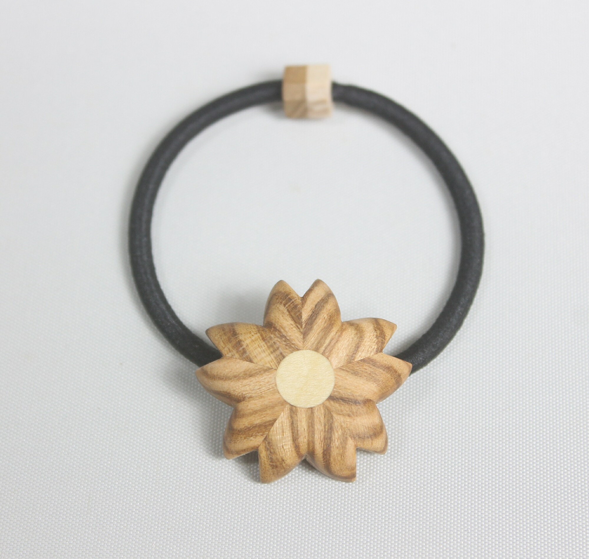 【ふるさと納税】鳥取県南部町法勝寺の再生桜 桜 さくら 寄木 ヘアゴム ヘアアクセサリー 鳥取県南部町 サムネイル2