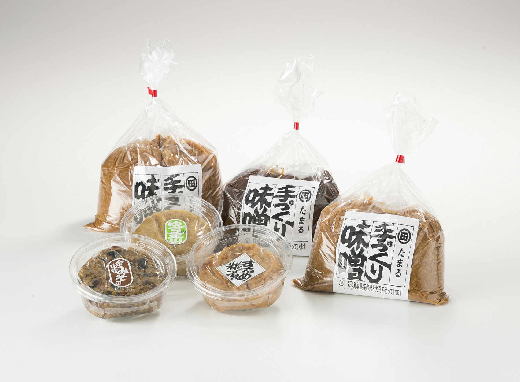 ＜田村商店＞手造り味噌セット（大山ブランド会）調味料 みそ 米子高島屋 27-BA1 0335