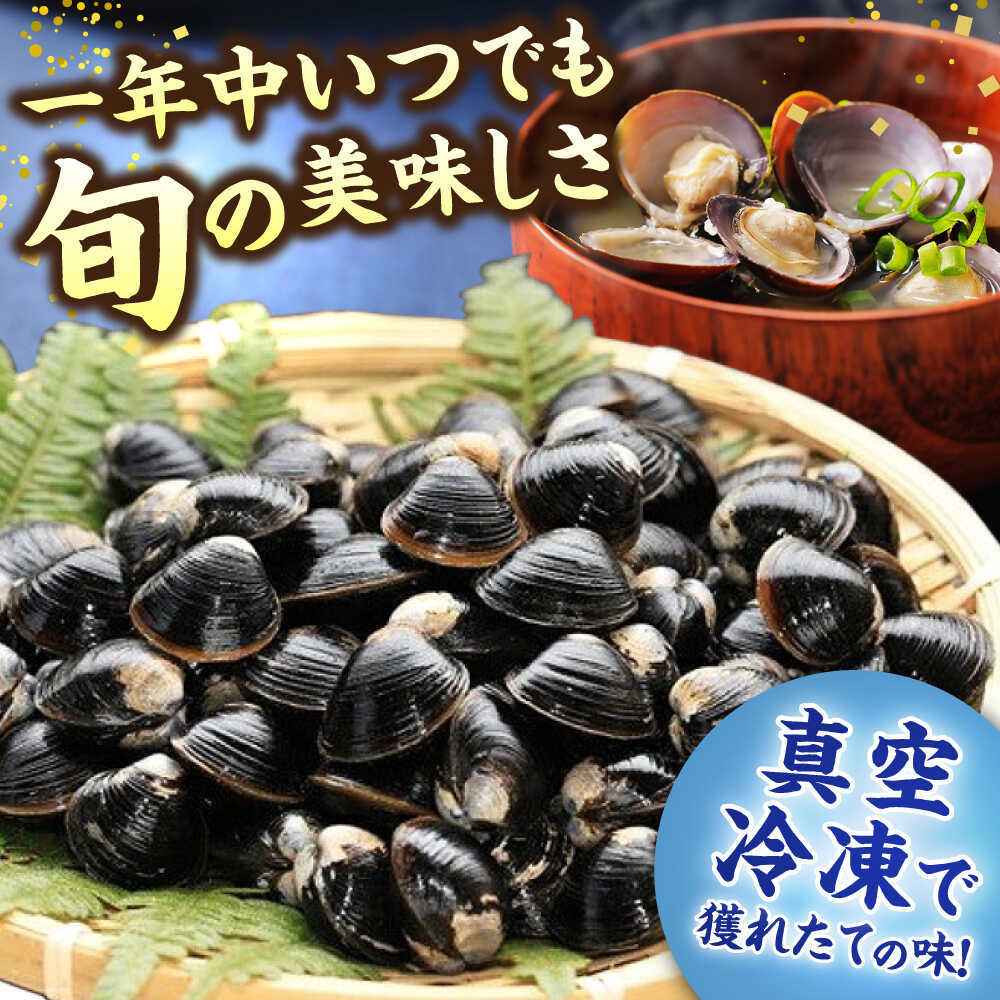 【ふるさと納税】【高評価 】生産量日本一！宍道湖産 大和しじみ(真空冷凍) 島根県松江市/有限会社日本シジミ研究所[ALBS001]｜ しじみ シジミ しじみ汁 味噌汁 宍道湖 冷凍 料理 簡単調理 出汁 栄養 ふるさと納税 島根 松江 サムネイル2