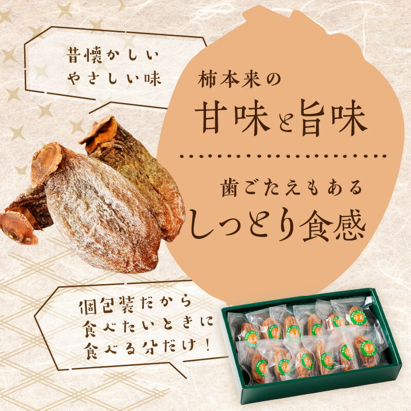 【ふるさと納税】【レビューCP対象】干し柿（西条柿） 柿 干し柿 干柿 西条柿 昔懐かし 昔ながら ほし柿 お菓子 グルメ 特産品 浜田市 【032_2073】 サムネイル3