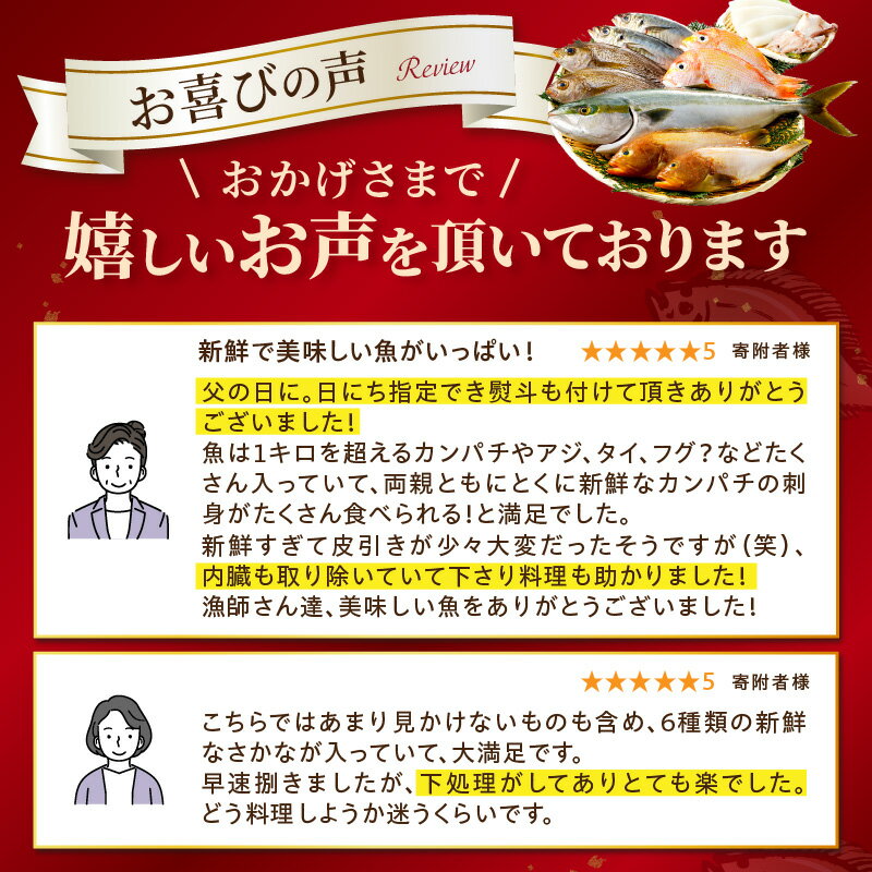 【ふるさと納税】この男に任せてみませんか〜浜田の旨い鮮魚直送便〜 海鮮 鮮魚 詰め合わせ セット おまかせ 人気 お取り寄せ 【006_2043】 - 画像3