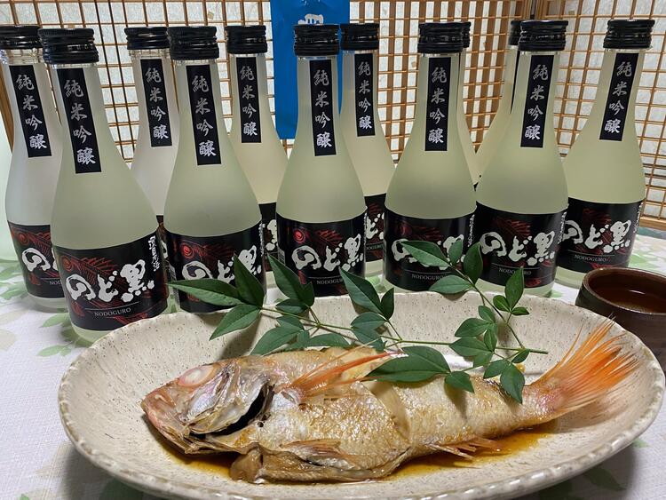 【ふるさと納税】浜田市の魚「のどぐろ」との相性は抜群！環日本海 純米吟醸のど黒12本入 酒 お酒 日本酒 地酒 ご当地 純米吟醸 のど黒 純米 純米吟醸酒 辛口 【026_2029】 サムネイル2