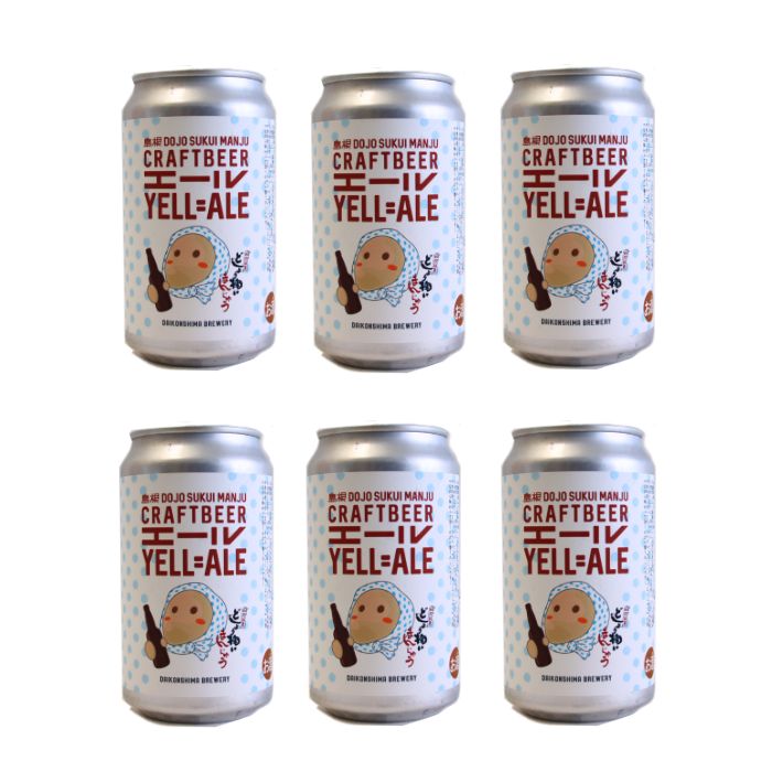【ふるさと納税】どじょう掬いビール（YELL=ALE） 6本セット 【どじょう掬い饅頭 まんじゅう アルコール お酒 クラフトビール 発泡酒 缶ビール セット フルーティ スパイシー 美味しい ペルジャン酵母 ギフト 贈り物 ご自宅用 島根県 安来市】 サムネイル3