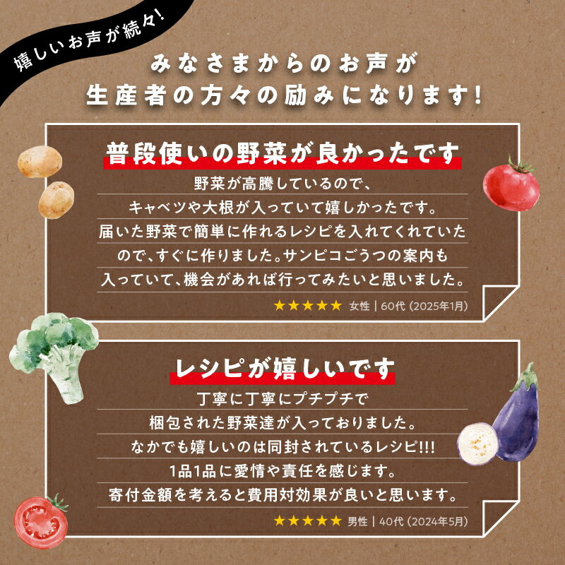 【ふるさと納税】【選べる内容】果物＆野菜セット or お野菜セット｜ふるさと納税 野菜 やさい 果物 くだもの フルーツ 旬 野菜果物 詰め合わせ セット 採れたて 新鮮 フレッシュ 産地直送 産地厳選 リピ確 美味しい おすすめ 大好評 素敵なレシピ入り 送料無料 ｜SP-1 サムネイル2