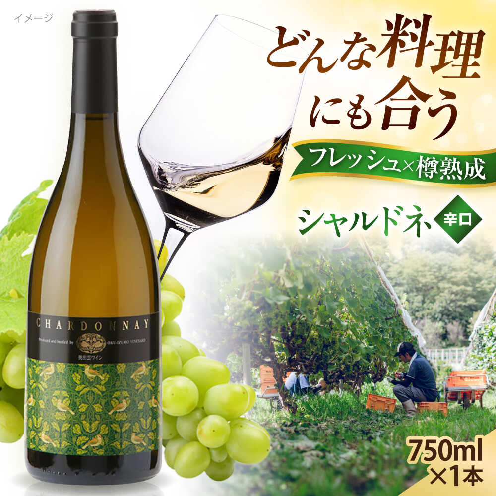 奥出雲葡萄園 シャルドネ(白ワイン) 国産 ワイン セット 島根県雲南市/有限会社奥出雲葡萄園[AICS050] 白ワイン 熟成 わいん 日本ワイン 国産ワイン 島根ワイン ぶどう ブドウ 葡萄 お酒 アルコール ワインセット 人気 おすすめ 冷蔵