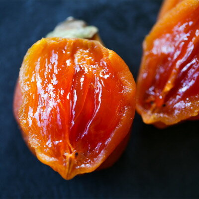 【ふるさと納税】有機JAS認証オーガニック西条柿で作った生干しつるし柿〈2縄20個〉【1209587】 サムネイル2