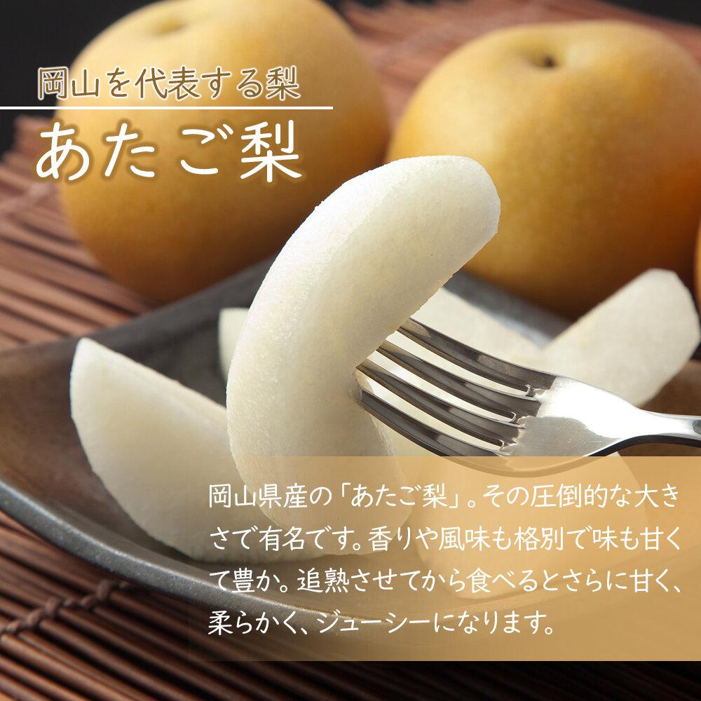 【ふるさと納税】岡山県産 あたご梨 2玉 合計約1.8kg 梨 なし 果物 フルーツ 2025年 | フルーツ 果物 くだもの 食品 人気 おすすめ 送料無料 サムネイル2