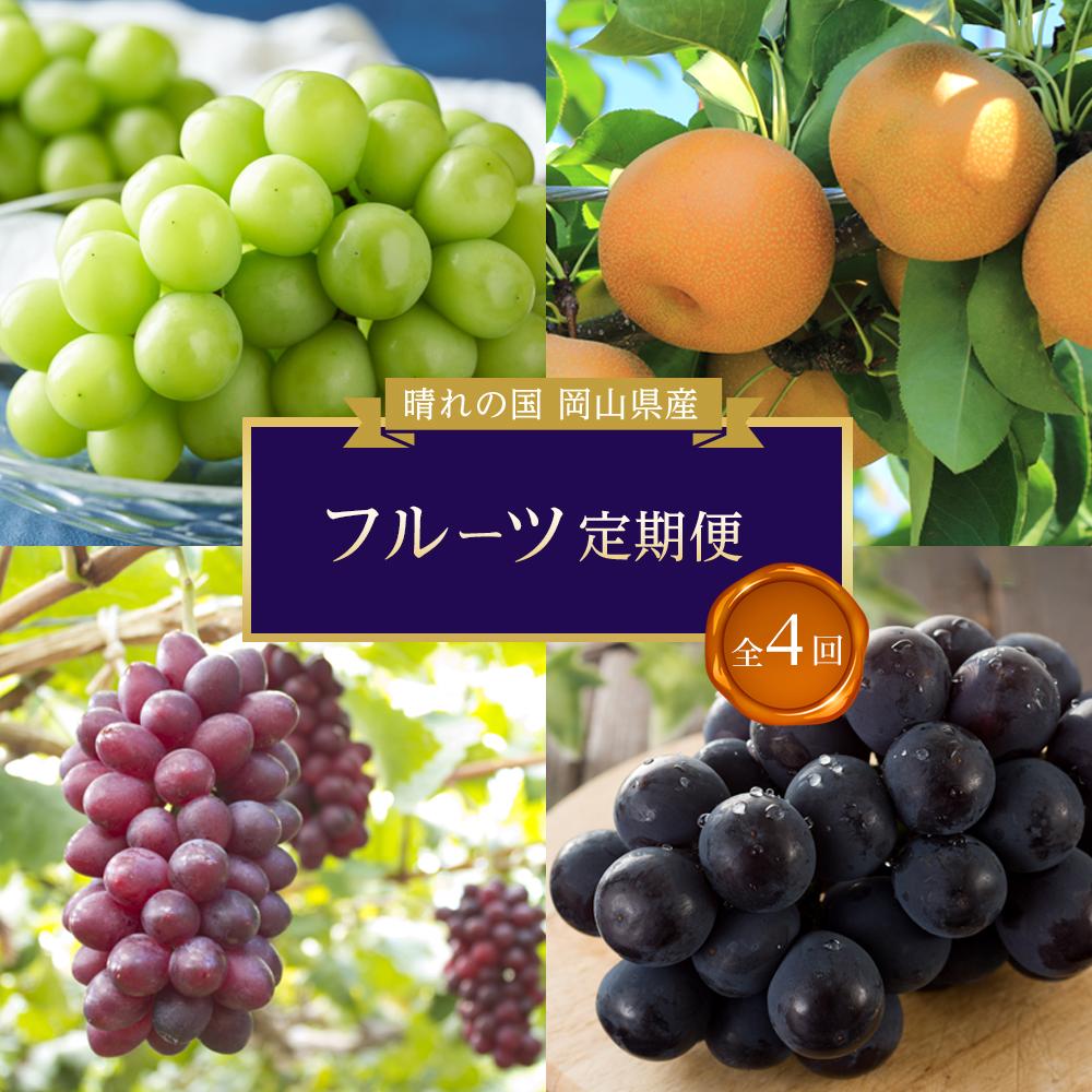 フルーツ 2026年【全4回コース】晴れの国岡山 フルーツ定期便 | フルーツ 果物 くだもの 食品 人気 おすすめ 送料無料