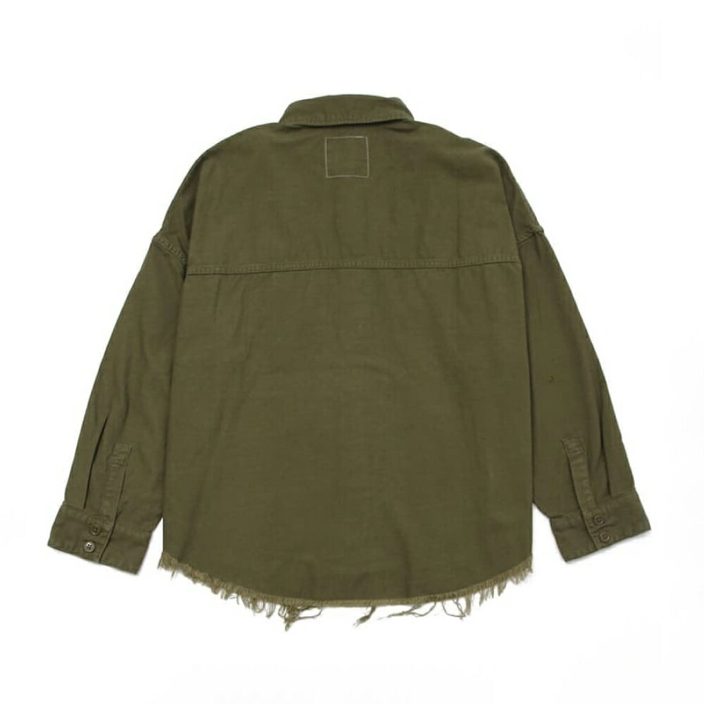 【ふるさと納税】【SIZE:FREE】T-ASSACレディースミリタリーシャツ「MILITARY SH / OLIVE DRAB・BEIGE」選べる カラー オリーブ ドラブ ベージュファッション・ミリタリー サムネイル2