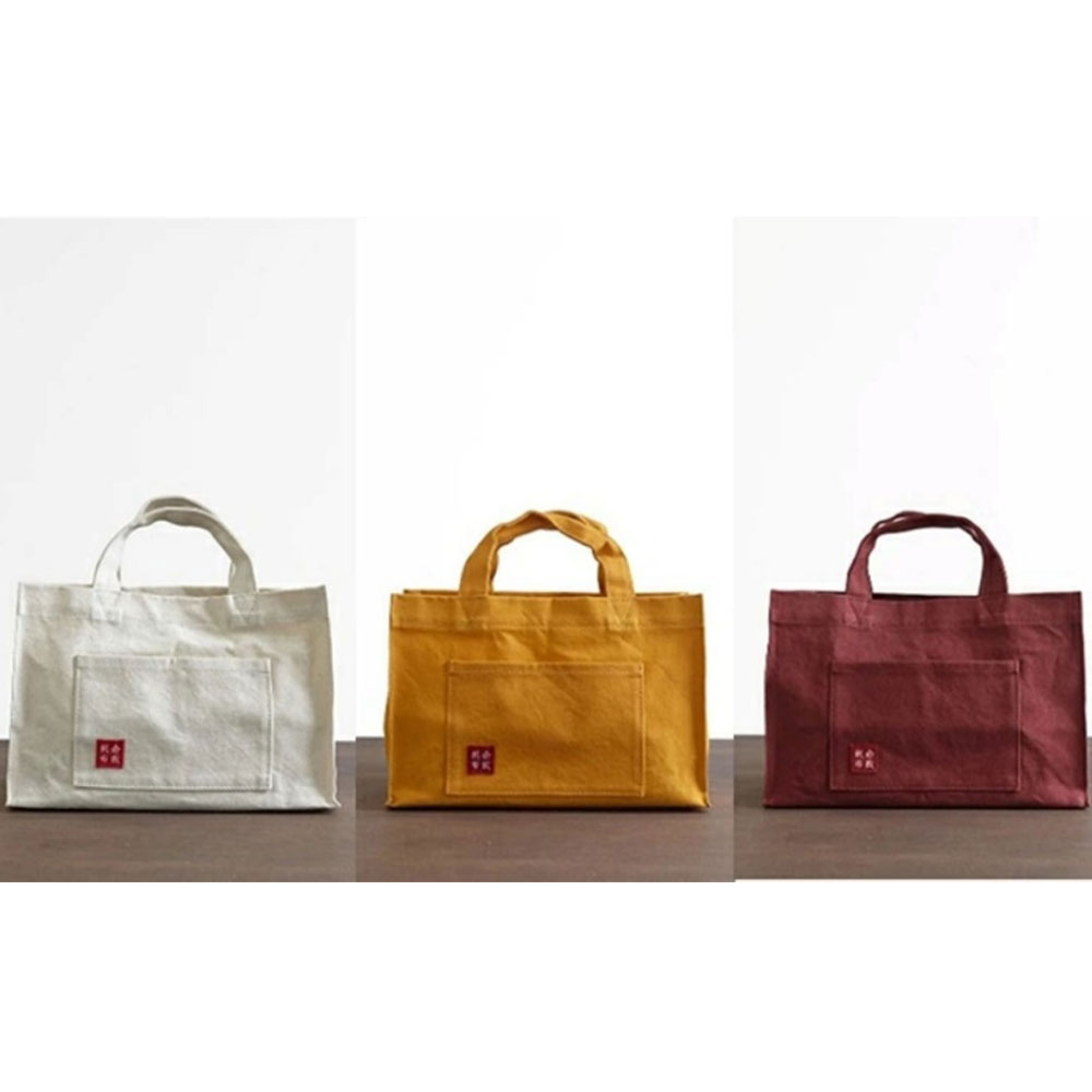 【ふるさと納税】＜選べる＞倉敷帆布 基帆トートバッグ　小・大ヨコ　ファッション・かばん・トートバッグ - 画像3