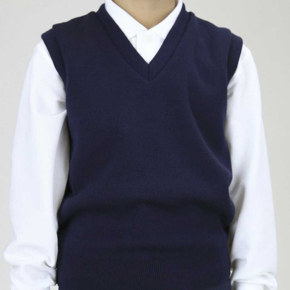 学生ベスト ニット 紺色 男女兼用 スクールニットベスト 日本被服株式会社（ 学生服 上着 服 メンズ ウィメンズ ニット ベスト ファッション 岡山県 倉敷産 返礼品 ） 学生服 専門 メーカー 高級 仕立て 国産 お手入れ簡単