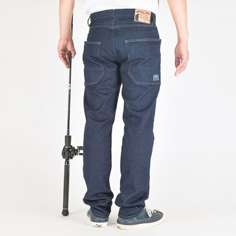 【ふるさと納税】デニム 撥水 ストレッチデニム 釣り アウトドア レギュラー ジーンズ BW-105VM 倉敷市 キャンプ 服 ファッション 衣類 ズボン メンズ ＜選べるサイズ＞ 30インチ 32インチ 34インチ 岡山県 倉敷市 送料無料 サムネイル3