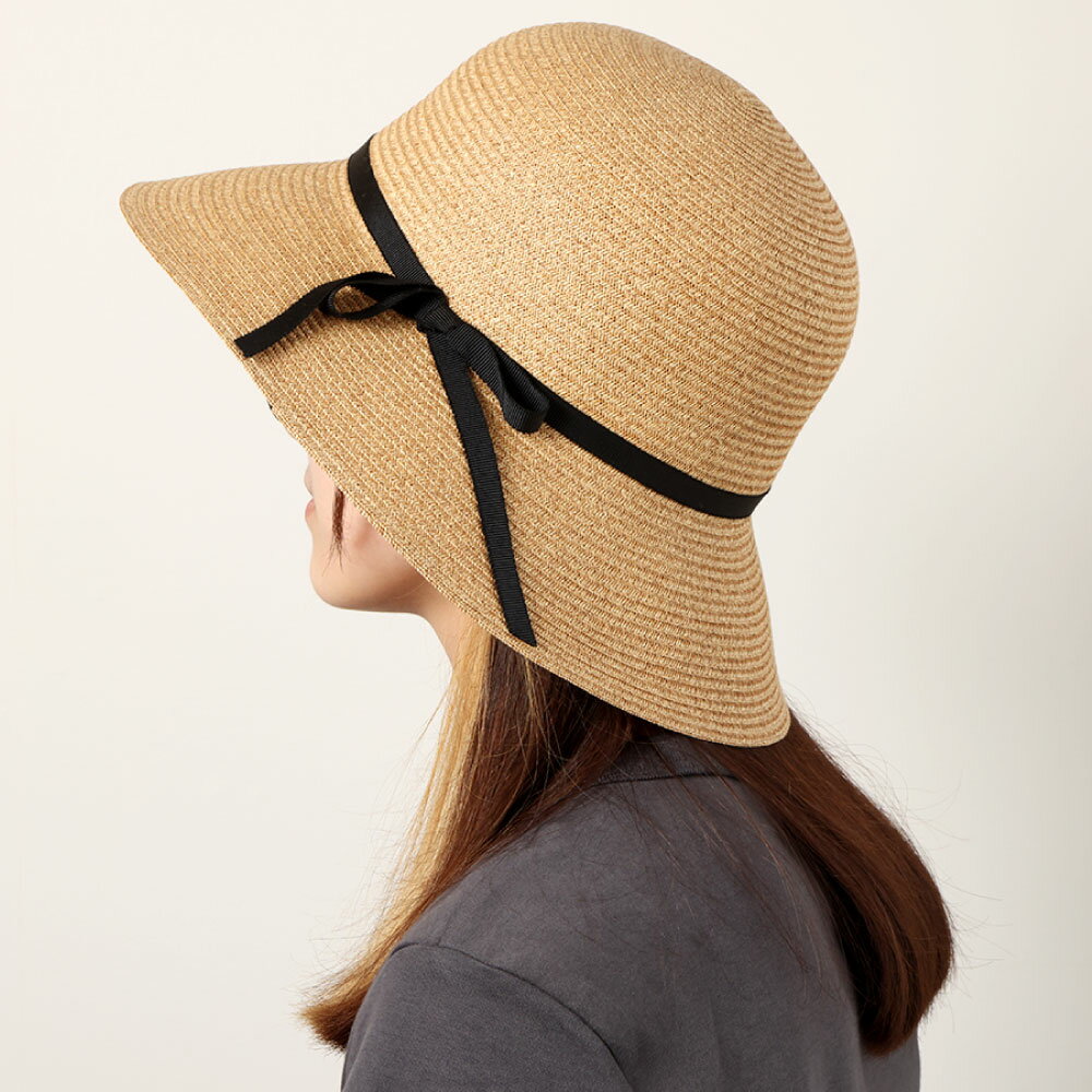 【ふるさと納税】田辺商店 ペーパーブレード帽子 丸頭クロッシェ ＜選べるカラー・サイズ＞ ファッション小物・帽子 サムネイル3