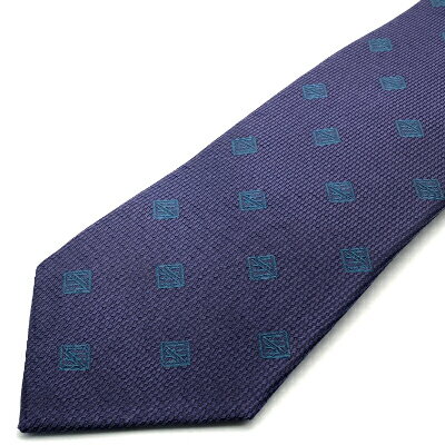 【ふるさと納税】SHAKUNONE　ベーシックロゴネクタイ　青紺碧_ ネクタイ ロゴ入り ビジネス小物 メンズファッション ギフト 岡山県 津山市 紳士 人気 おすすめ 送料無料 贈答 ギフト 【1254629】 サムネイル3