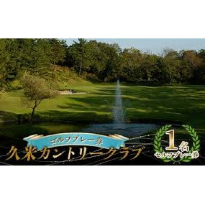 ゴルフ1名セルフプレー券【1614806】