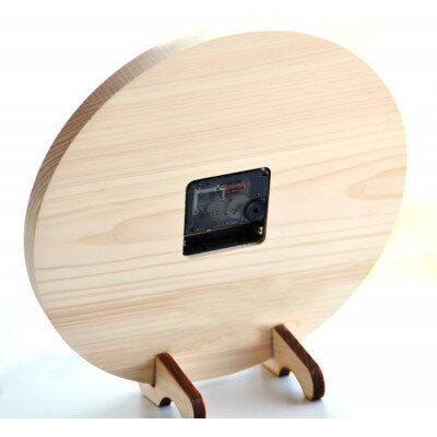 【ふるさと納税】【感謝】の気持ちを伝える時計(ひのきメッセージ時計)【1625138】 サムネイル3