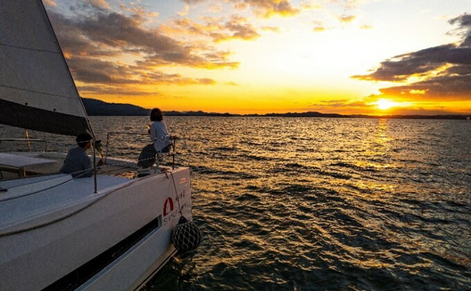 【ふるさと納税】【 天然温泉 入浴 付き 】 貸切 ヨット クルーズ チケット 温泉 入浴 利用券 サンセット 温泉利用券 サムネイル3