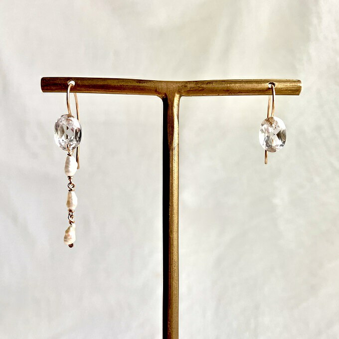 【ふるさと納税】フック ピアス Tear Drops ティアーズ ドロップス K14gf サムネイル3