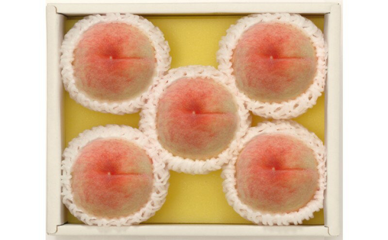 【ふるさと納税】桃 2026年先行予約 岡山県産 白桃 約1.2kg 4～6玉 お届け 7月上旬～7月下旬　お届け：2026年7月上旬～2026年7月下旬 サムネイル3