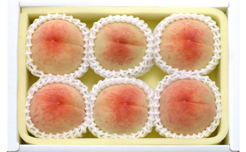 【ふるさと納税】桃 2026年先行予約 岡山県産 白桃 約1.3kg 5～7玉 お届け 7月上旬～7月下旬　お届け：2026年7月上旬～2026年7月下旬 サムネイル3