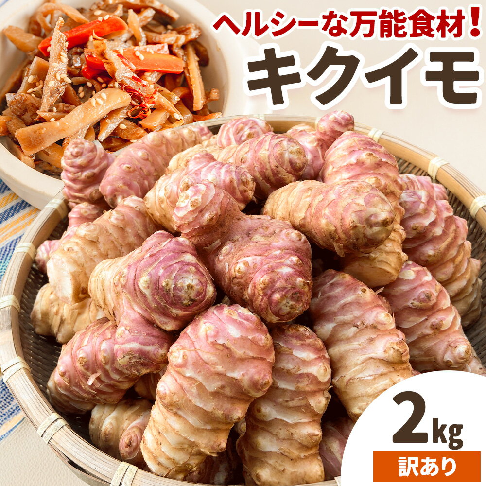 キクイモ 約2kg 訳あり 《2026年11月上旬-2027年3月下旬頃出荷》イモ 野菜 いも 味噌汁 甘酢漬け ポテト チップス ヘルシー 保存食 岡山県 笠岡市 お取り寄せ 送料無料 オルタッリャ ortaglia【配送不可地域あり】