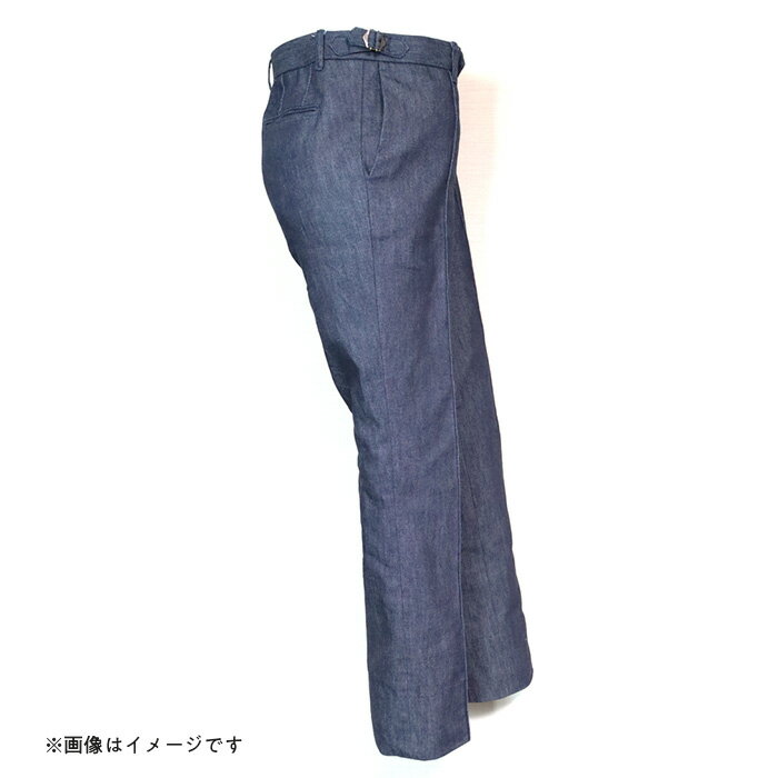 【ふるさと納税】スラックス デニム 井原デニム 男性 ビジネス カジュアル デニムスラックス パンツ 岡山デニム 送料無料 ビジネスでもOK 岡山デニムのライト・スラックス サムネイル3