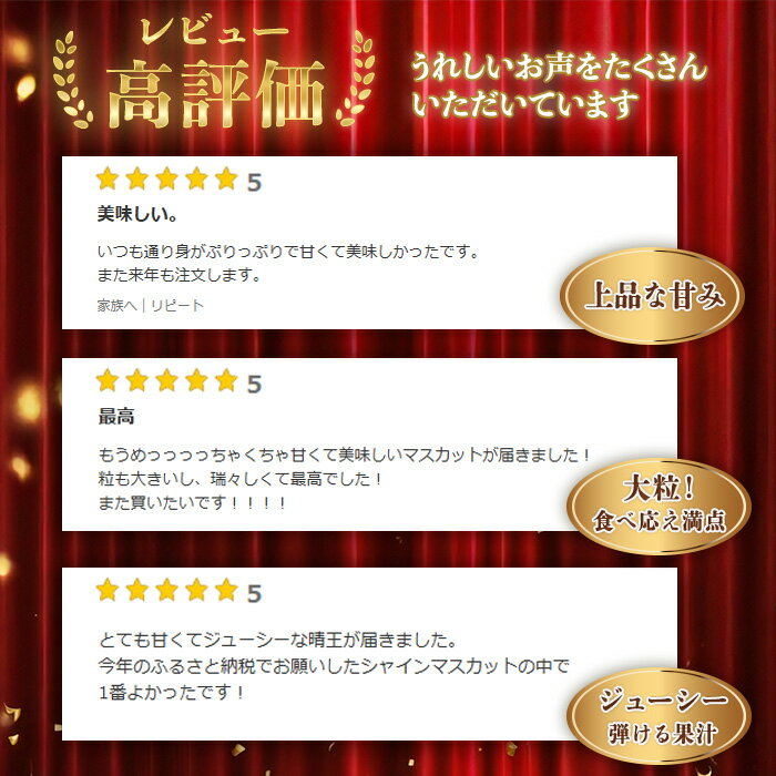 【ふるさと納税】果物 シャインマスカット 晴王 大粒 岡山県産 選べる 1房 650g以上 2房 1.2kg以上 ja岡山 皮ごと 種なし 葡萄 フルーツ アフター保証付き 数量限定【2026年9月中旬～10月下旬発送予定】（いばら愛菜館） - 画像3