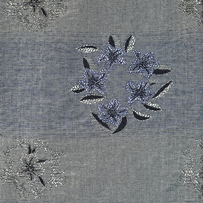 【ふるさと納税】K-05　井原デニム着物　刺繍ボーダー　サイズM サムネイル2