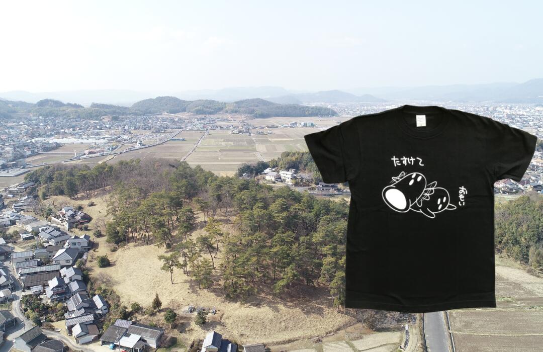 【ふるさと納税】Tシャツ ハニワ 総社ぐるぐる古墳部 オリジナルTシャツ（黒） サムネイル3