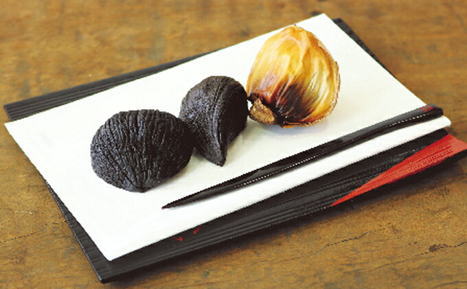 【ふるさと納税】厳選発酵黒にんにく『瀬戸内の風』 薬味 野菜 根菜 加工食品 - 画像2