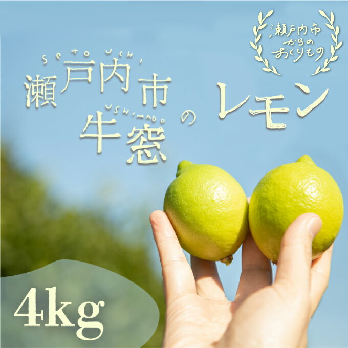 【ふるさと納税】瀬戸内 牛窓産 レモン 約4kg（1果 100g前後） 果物 柑橘 果実 国産 爽やか ワックス 防腐剤 不使用 料理 ジュース 酎ハイ 焼酎 飲み物 果汁 ドレッシング ソース 　お届け：2025年10月中旬～2026年1月下旬 サムネイル2