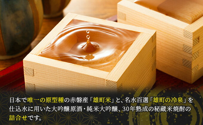 【ふるさと納税】櫻室町 秘蔵 米焼酎 ・ 大吟 ・ 純米 大吟 詰合せ セット お酒 日本酒 サムネイル3