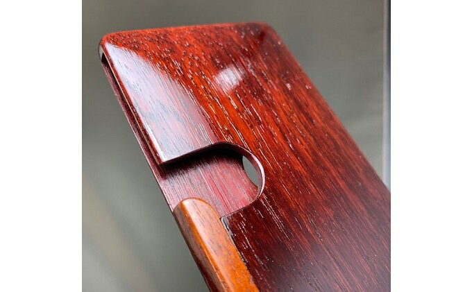 【ふるさと納税】木 の 名刺入れ (漆塗り／パープルハート） bolly木工房 木材 ビジネスシーン 工芸品 雑貨 日用品 木の名刺入れ ファッション小物 サムネイル3