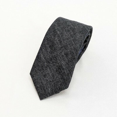 【ふるさと納税】岡山産デニムネクタイ【DeniMUSASHI】ハンガーパッケージ付・ブラック【1456889】 サムネイル2