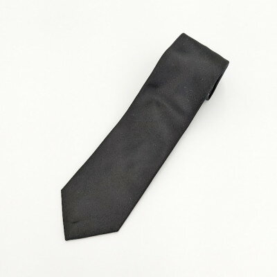 シルク・フォーマルネクタイ(黒)【1531108】