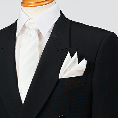 【ふるさと納税】シルク・ポケットチーフ　(ホワイト)【1531123】 サムネイル3