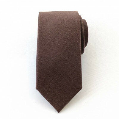 イタリア産WOOL100%ネクタイ/ブラウン【1663407】