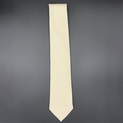 【ふるさと納税】クラバットユキジ製　デニムタイ(ミルキーホワイト)【1078937】 サムネイル2