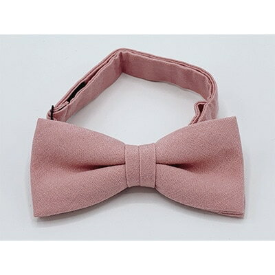 【ふるさと納税】クラバットユキジ製　デニム蝶ネクタイ(ローズピンク)【1095844】 サムネイル2